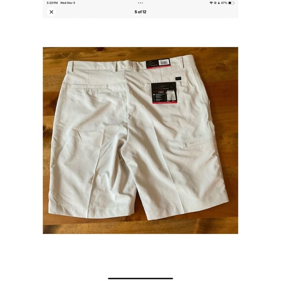 Greg Norman performance fabric stretch golf shorts men's size 38 set of 2 - Picture 5 of 12